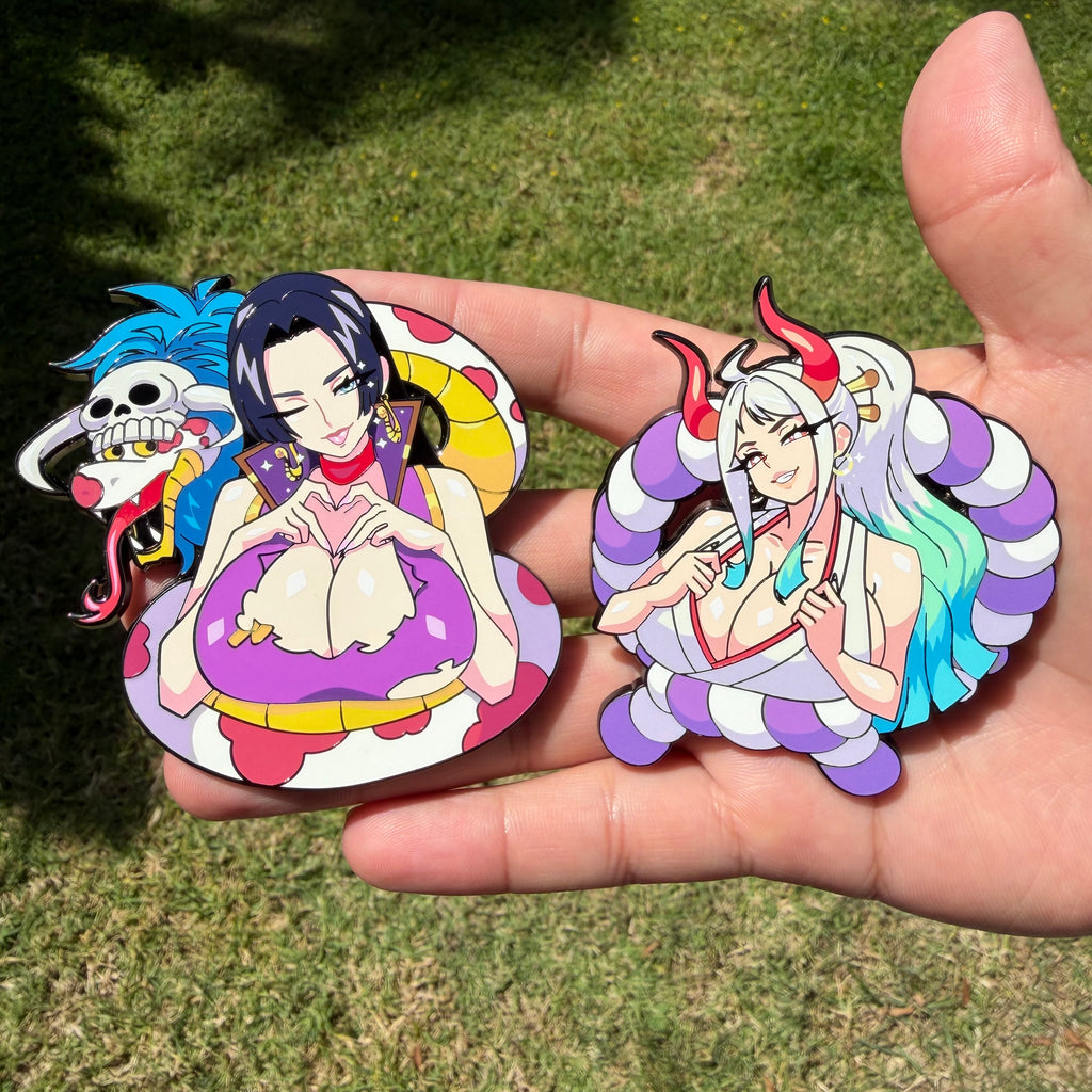 Yamato & Boa Bust Series Pt.2! Pins (Extras)
