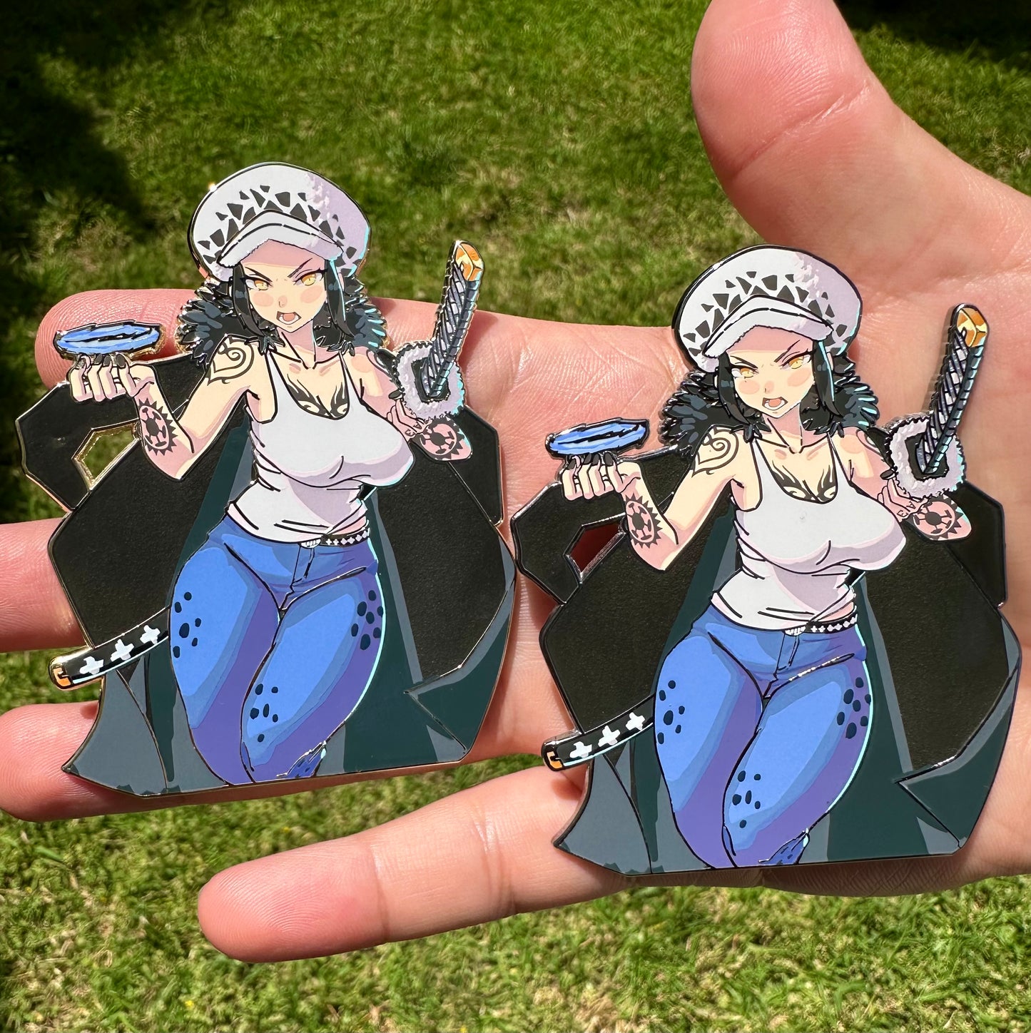 Gender Bend Law Pin (In-Stock)!