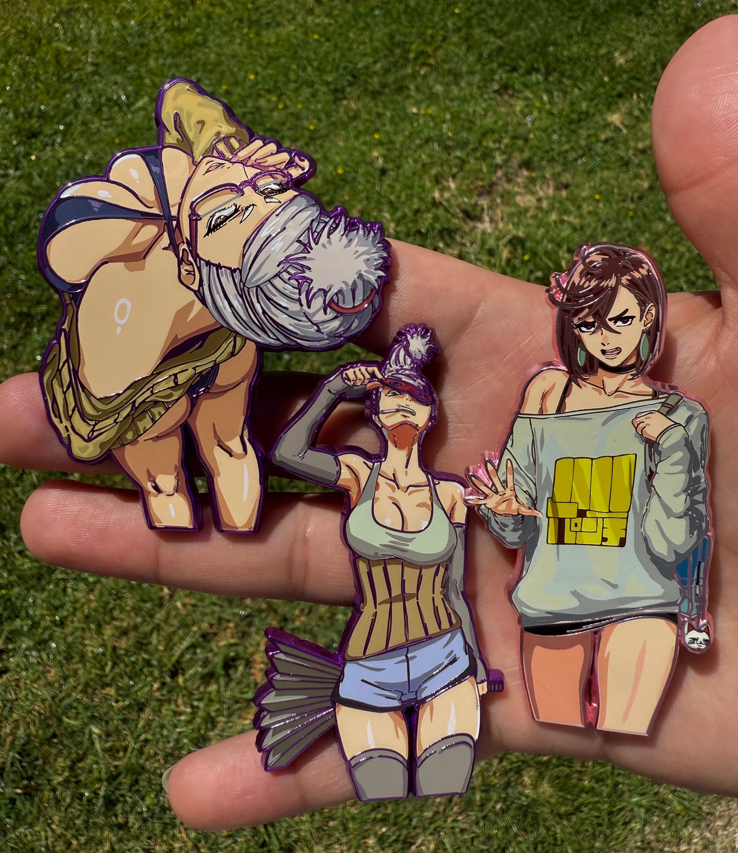 Granny Seiko and Momo Pins (B-Grade Extras)