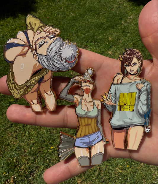 Granny Seiko and Momo Pins (Sets)