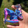 Biker Girl Pin **In-hand**
