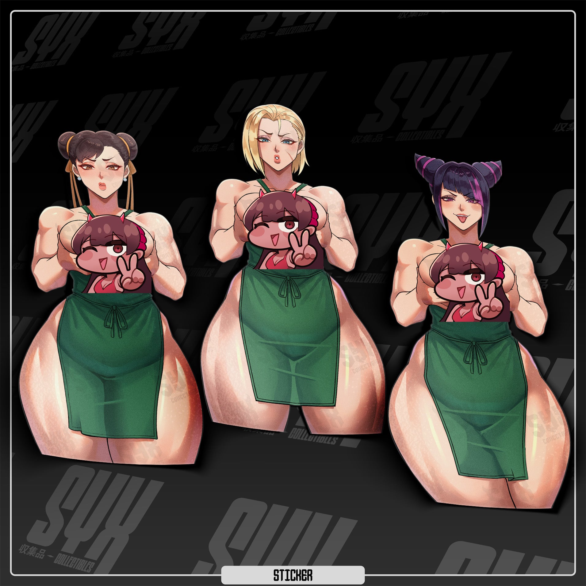 Street Fighter Barista Stickers!