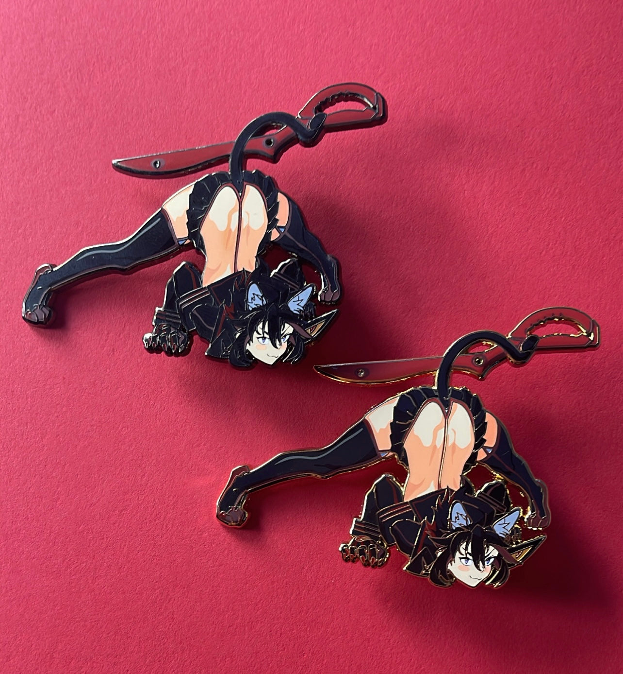 Neko Ryuko Pin (Syx x Hong_Doo)